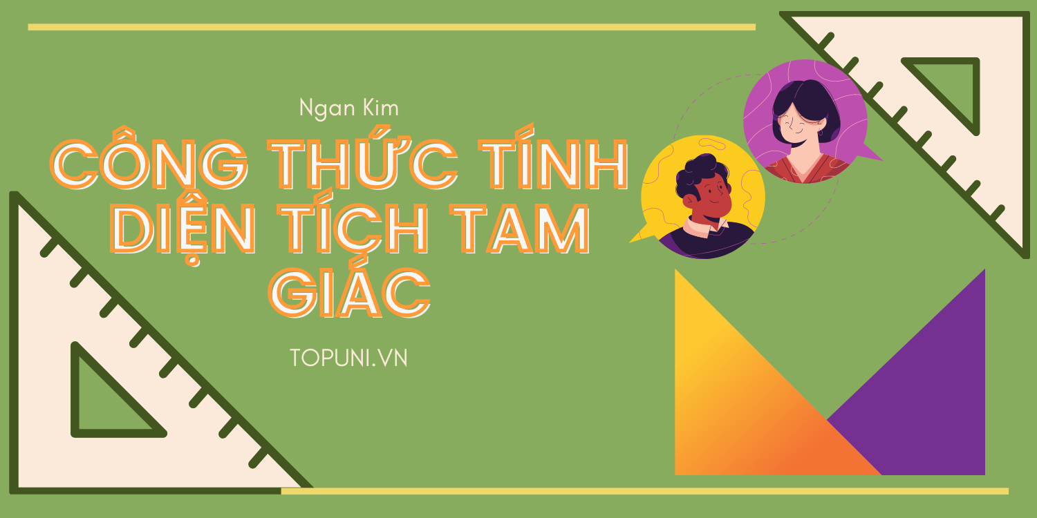 công thức tính diện tích tam giác